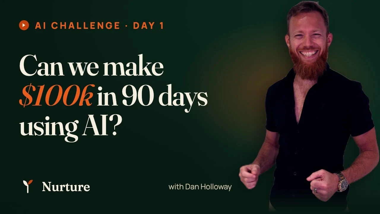 $100k in 90 days AI challenge, day 1